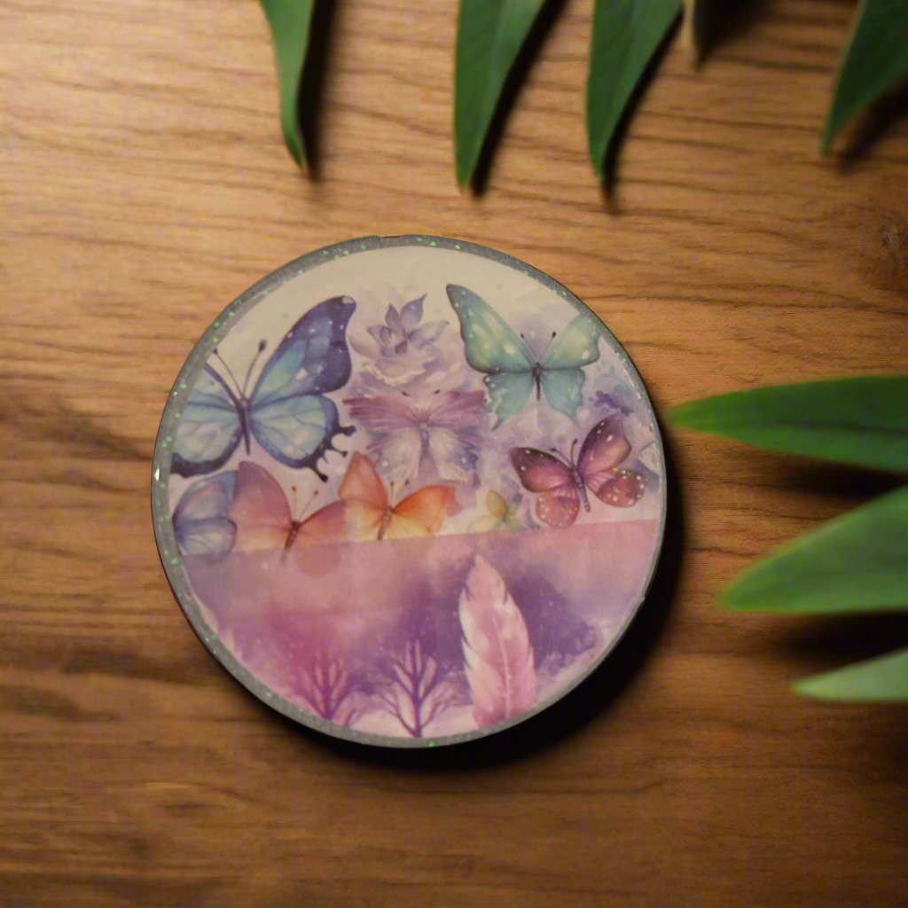 Magnets, butterflies, feathers, fantasy