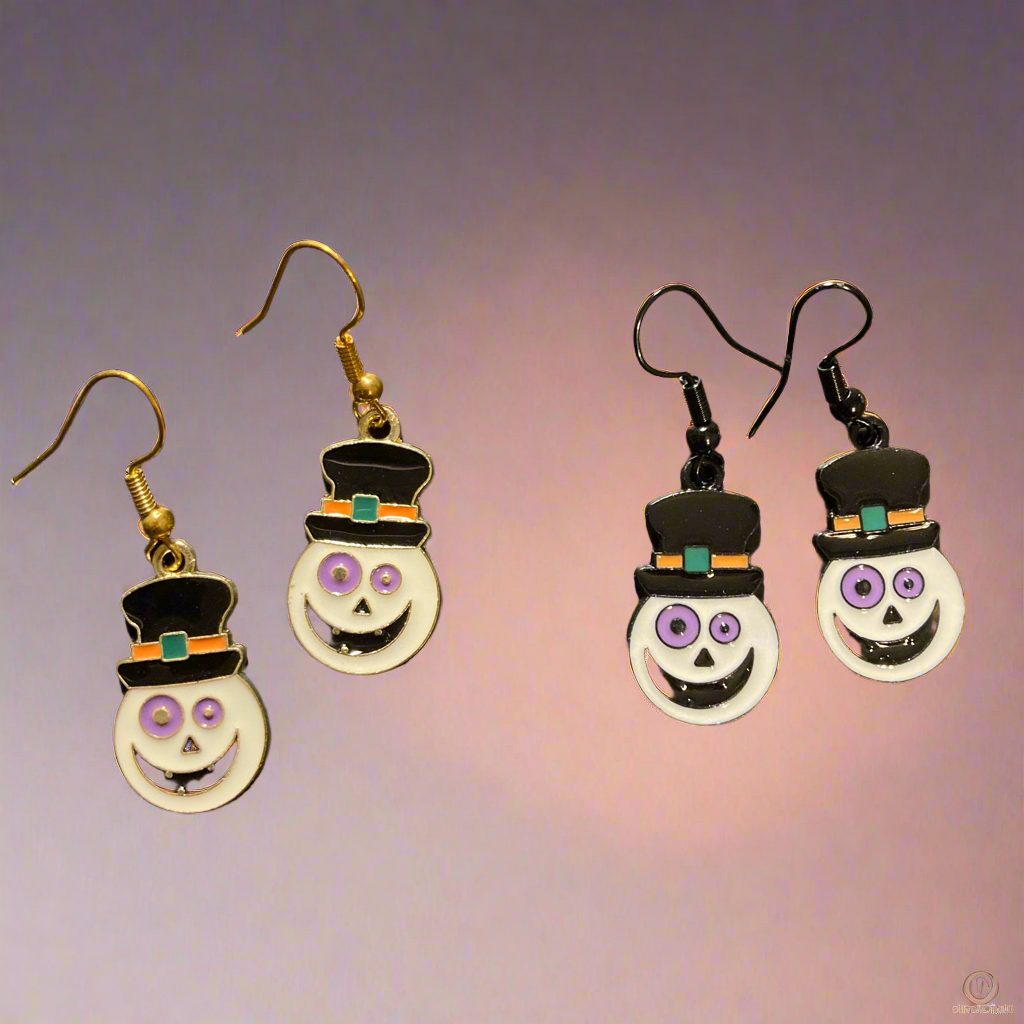 Silly Ghost Charm Earrings