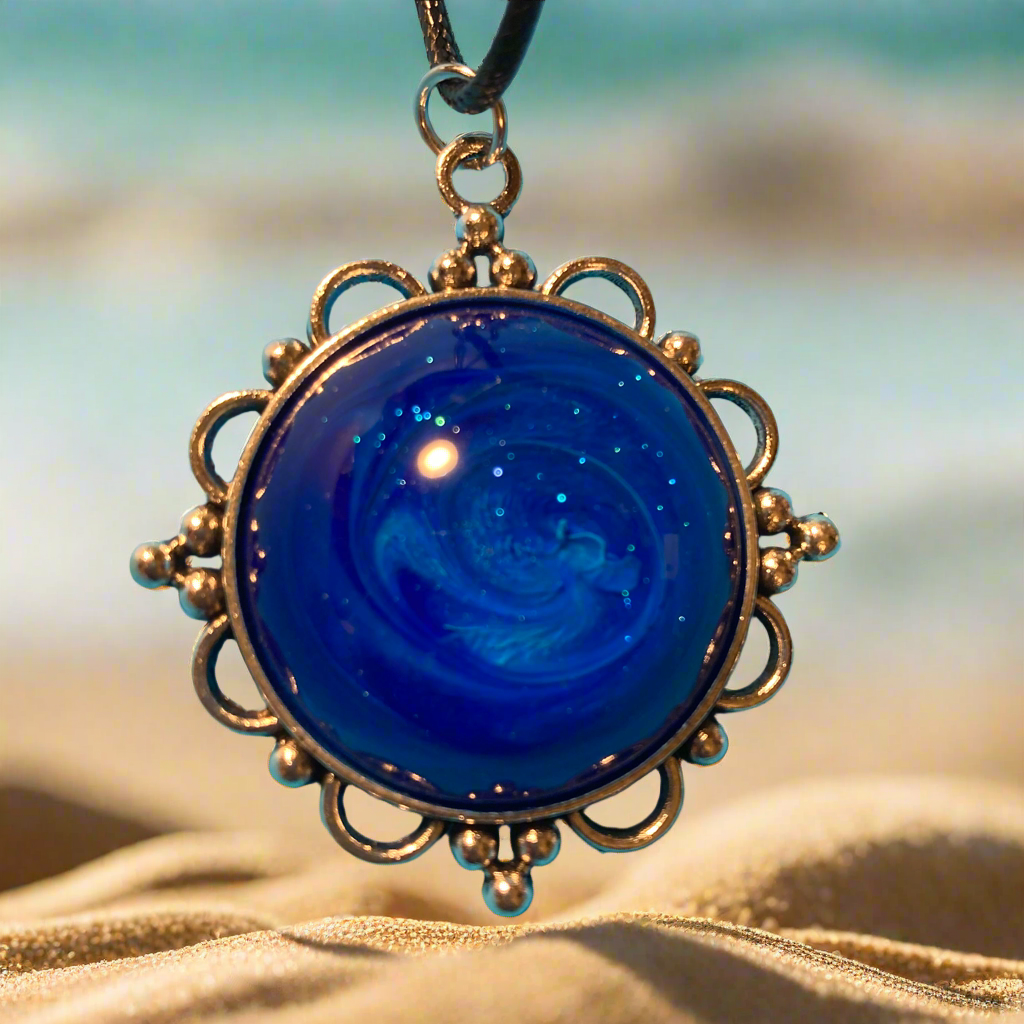 Galaxy Necklaces, blue