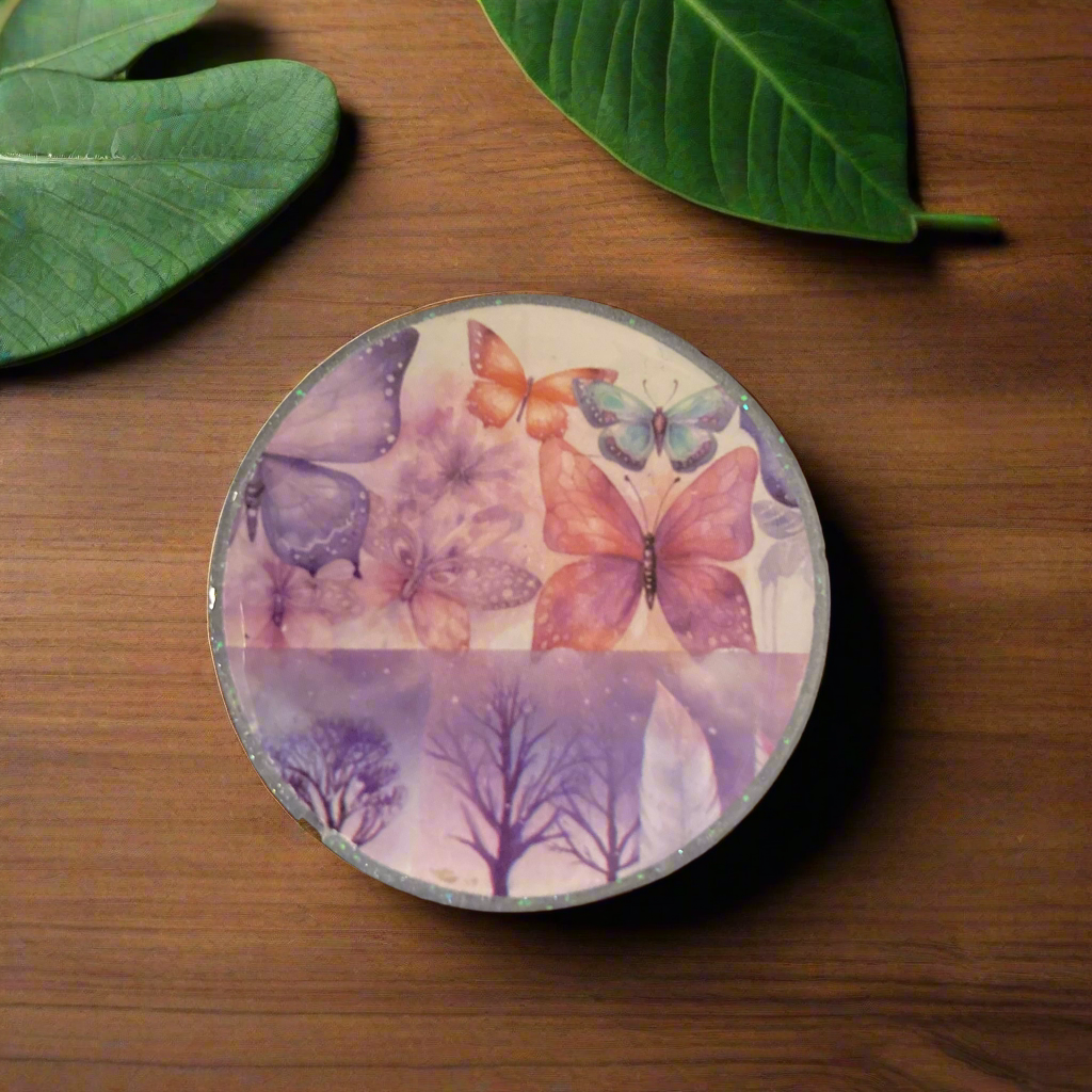 Magnets, butterflies, feathers, fantasy