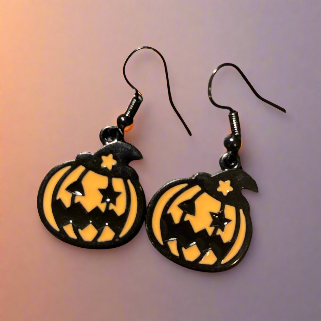 Halloween pumpkins earrings