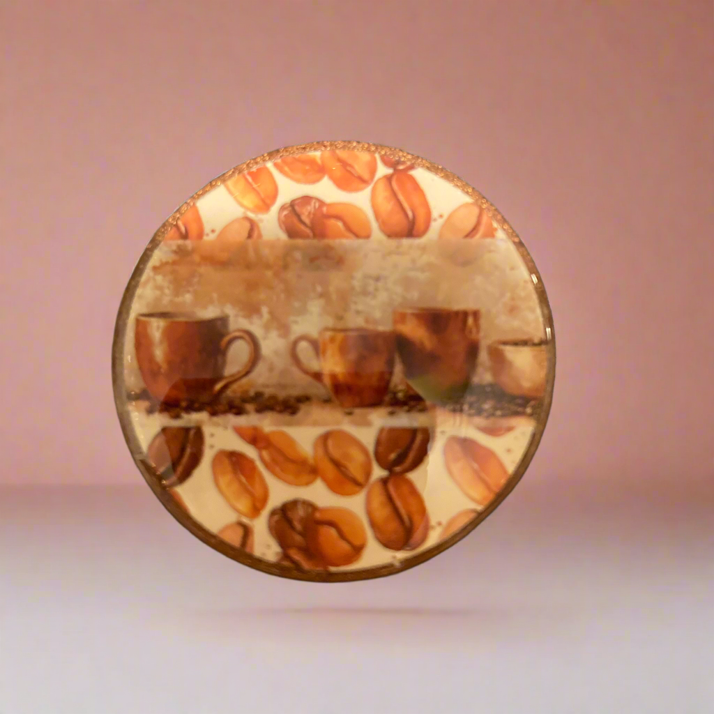 Magnets, coffee time, coffee lovers, pastry, breakfast