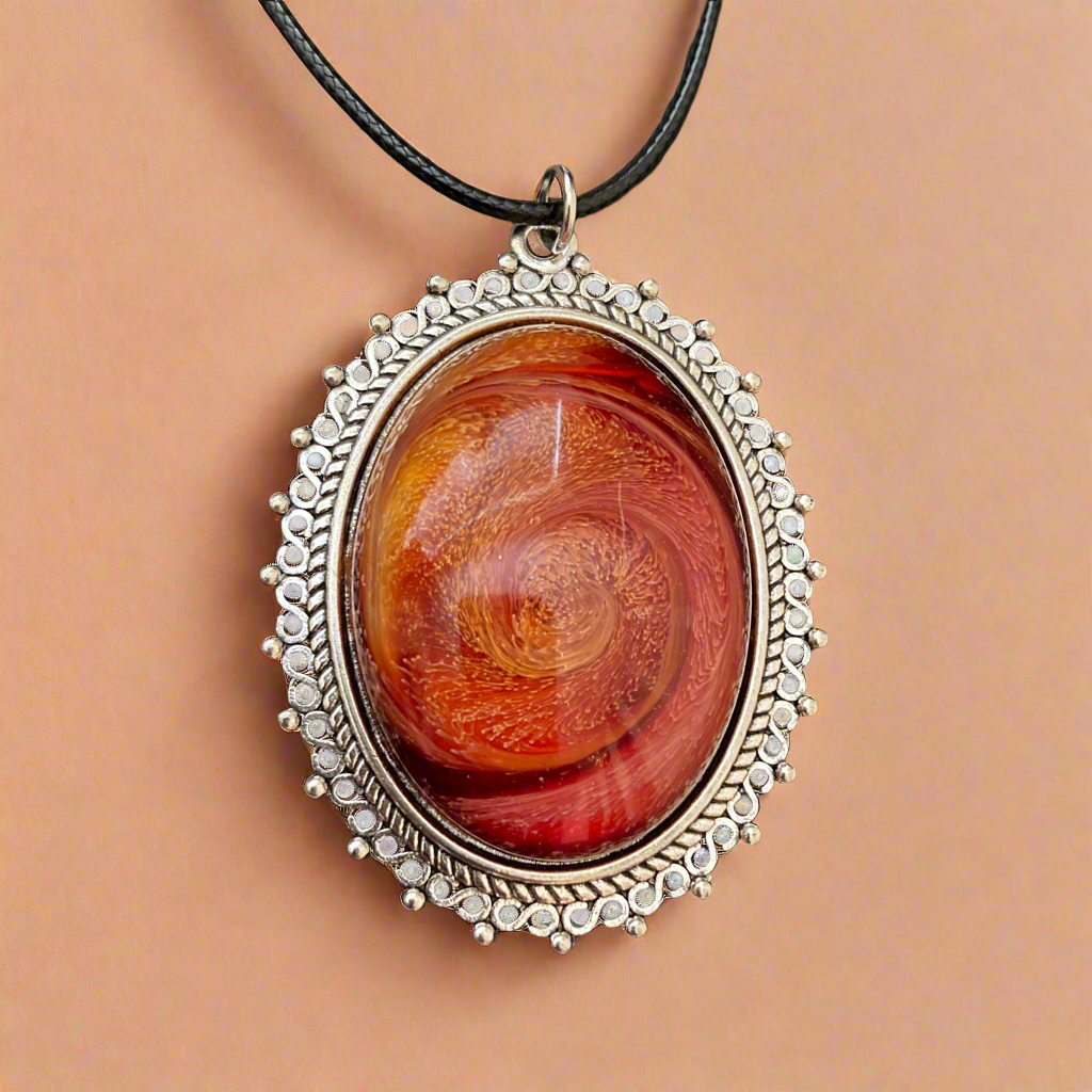 Galaxy Necklace, red