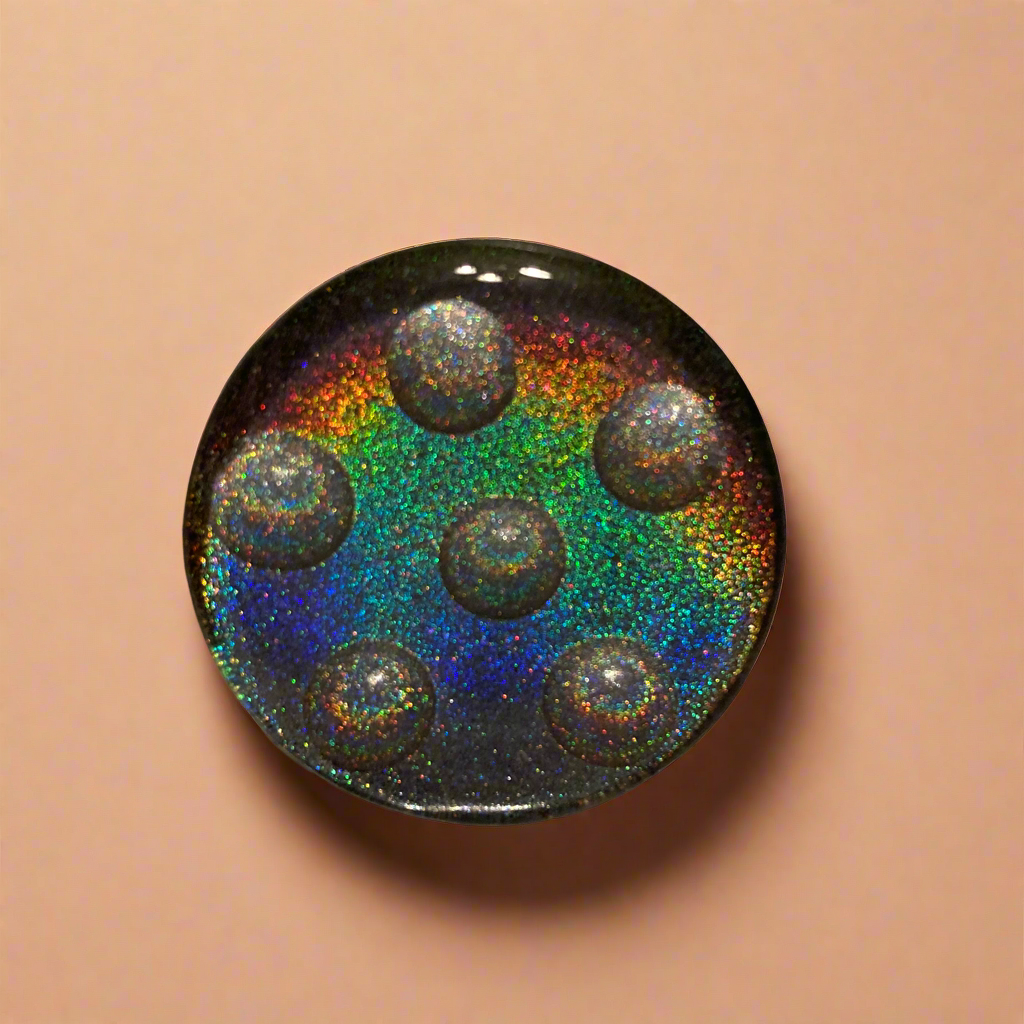 Magnets, moon crates, fantasy, abstract