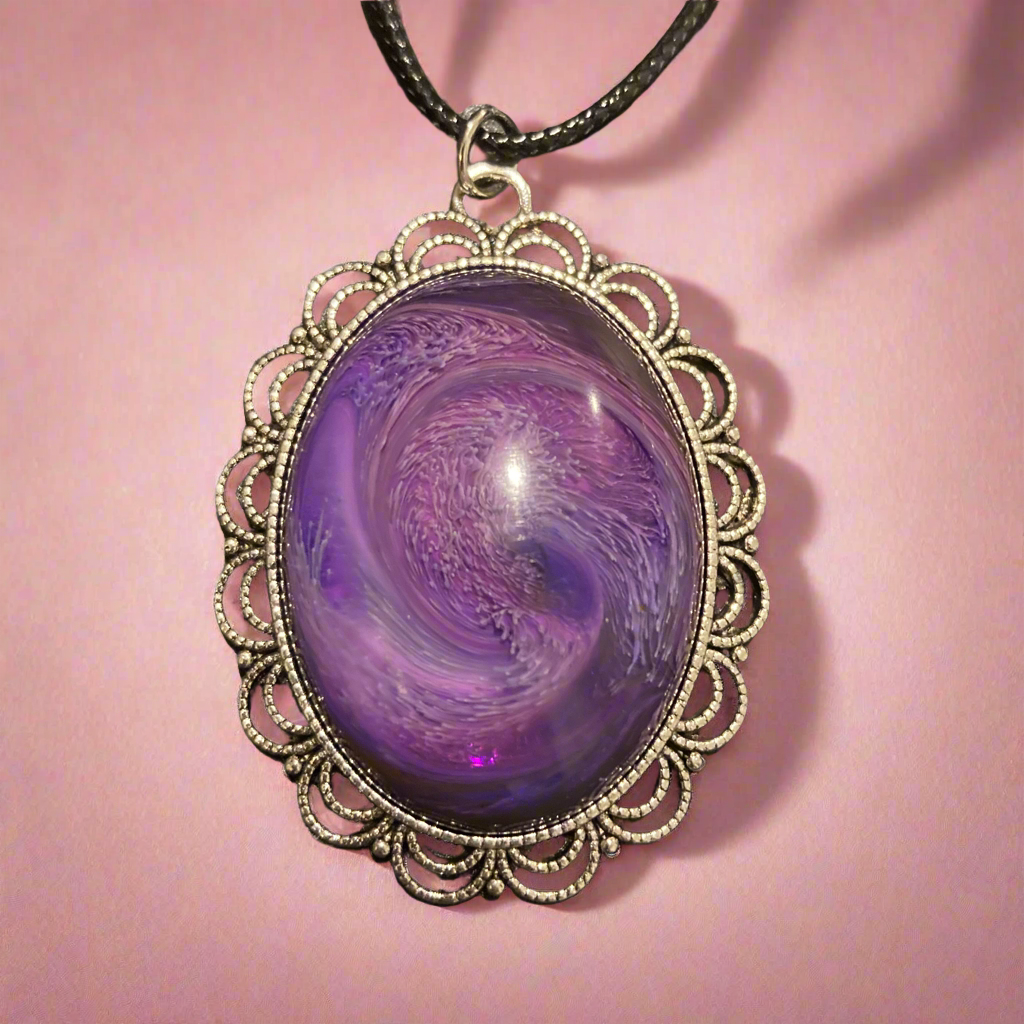 Galaxy Necklaces, purple