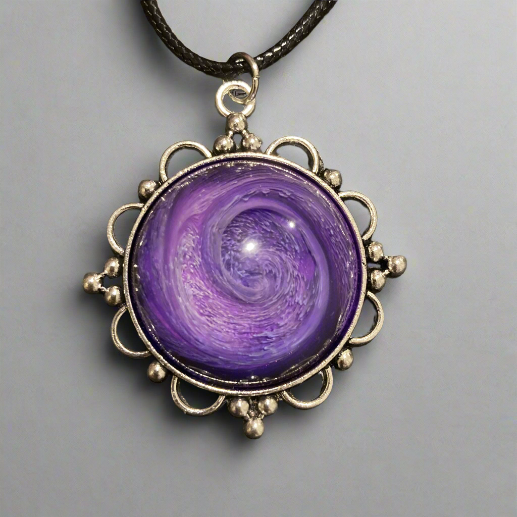 Galaxy Necklaces, purple