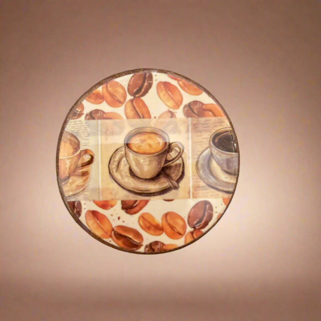 Magnets, coffee time, coffee lovers, pastry, breakfast