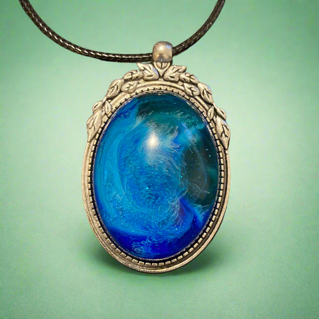 Galaxy Necklaces, blue
