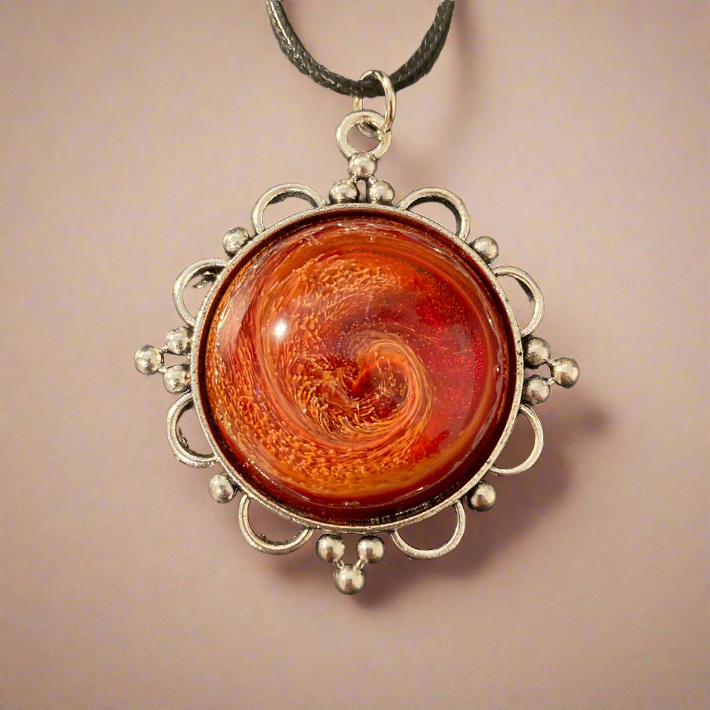 Galaxy Necklace, red