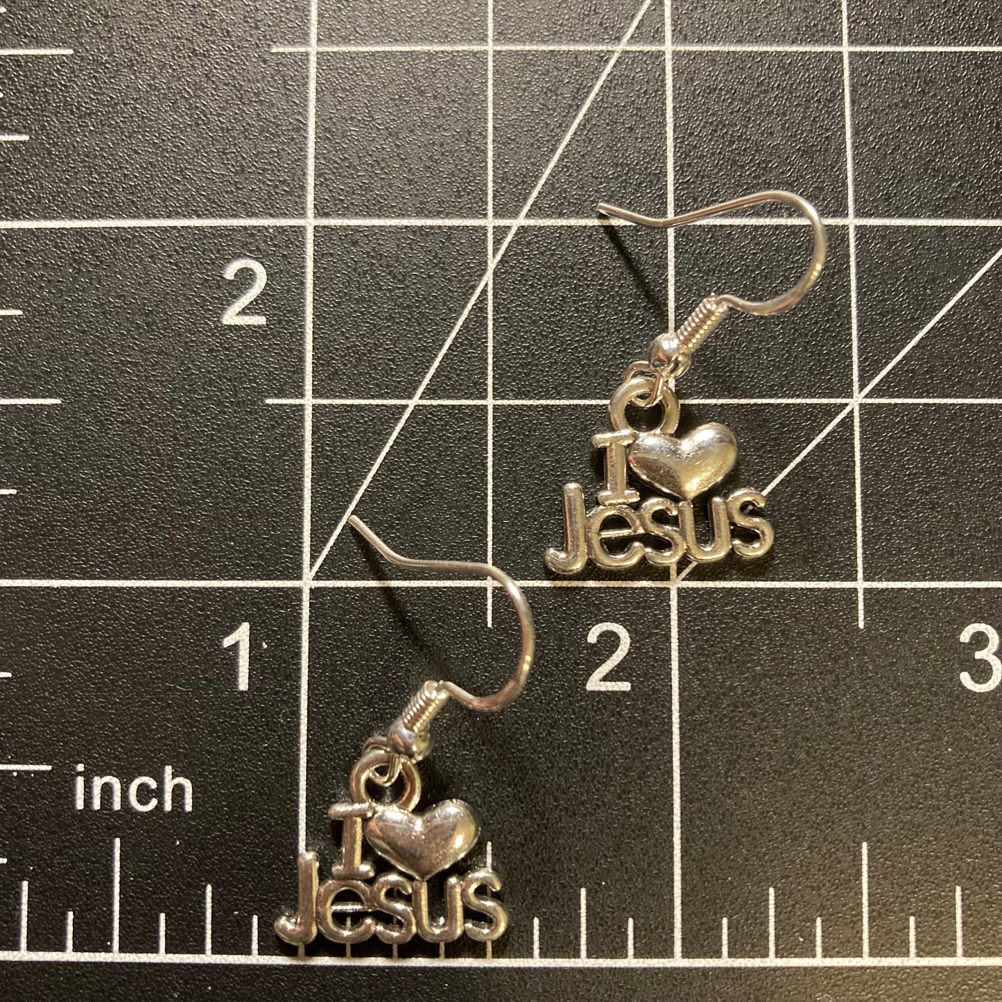 Love Jesus earrings