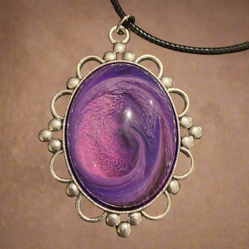 Galaxy Necklaces, purple