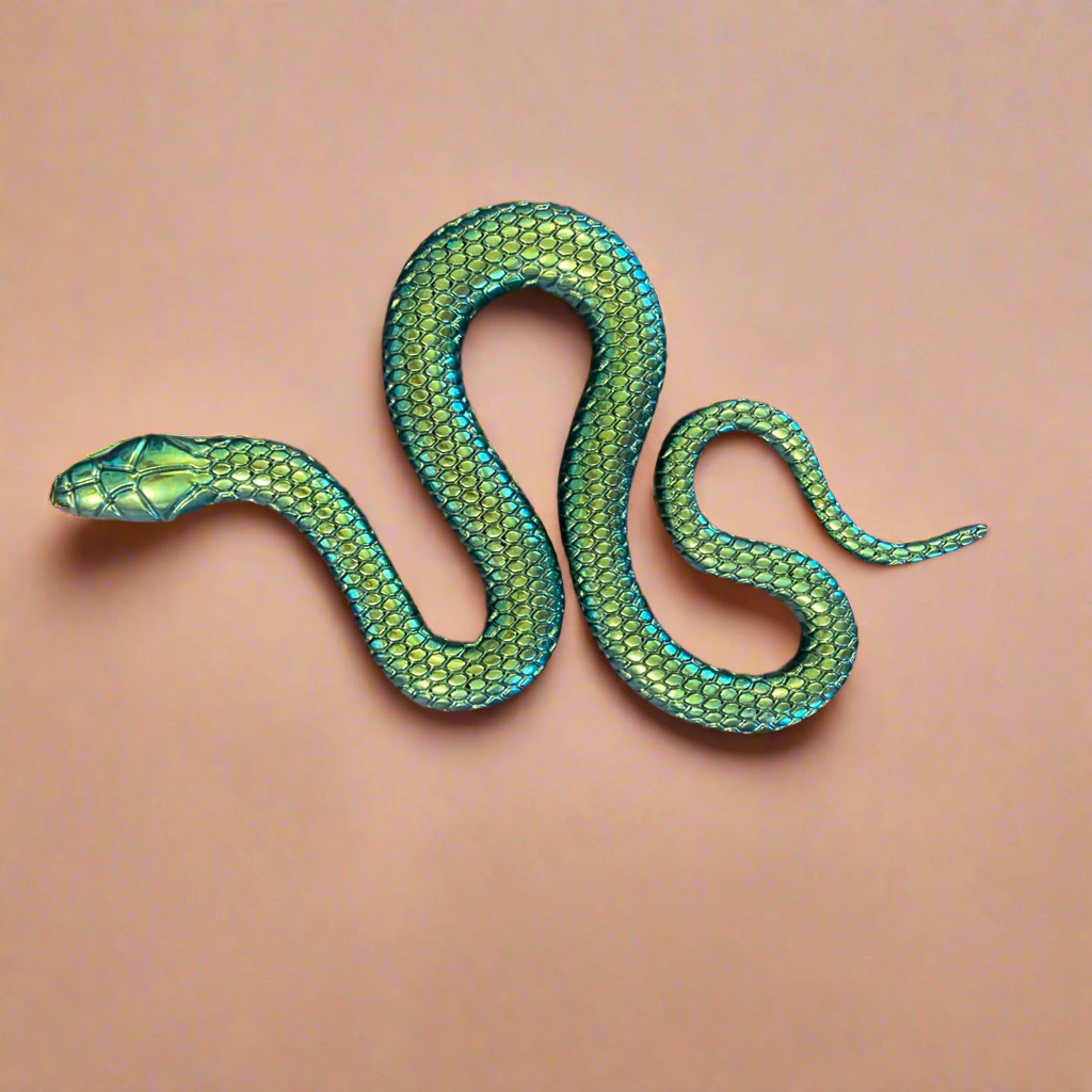 Wall decor, chameleon Lime Snake