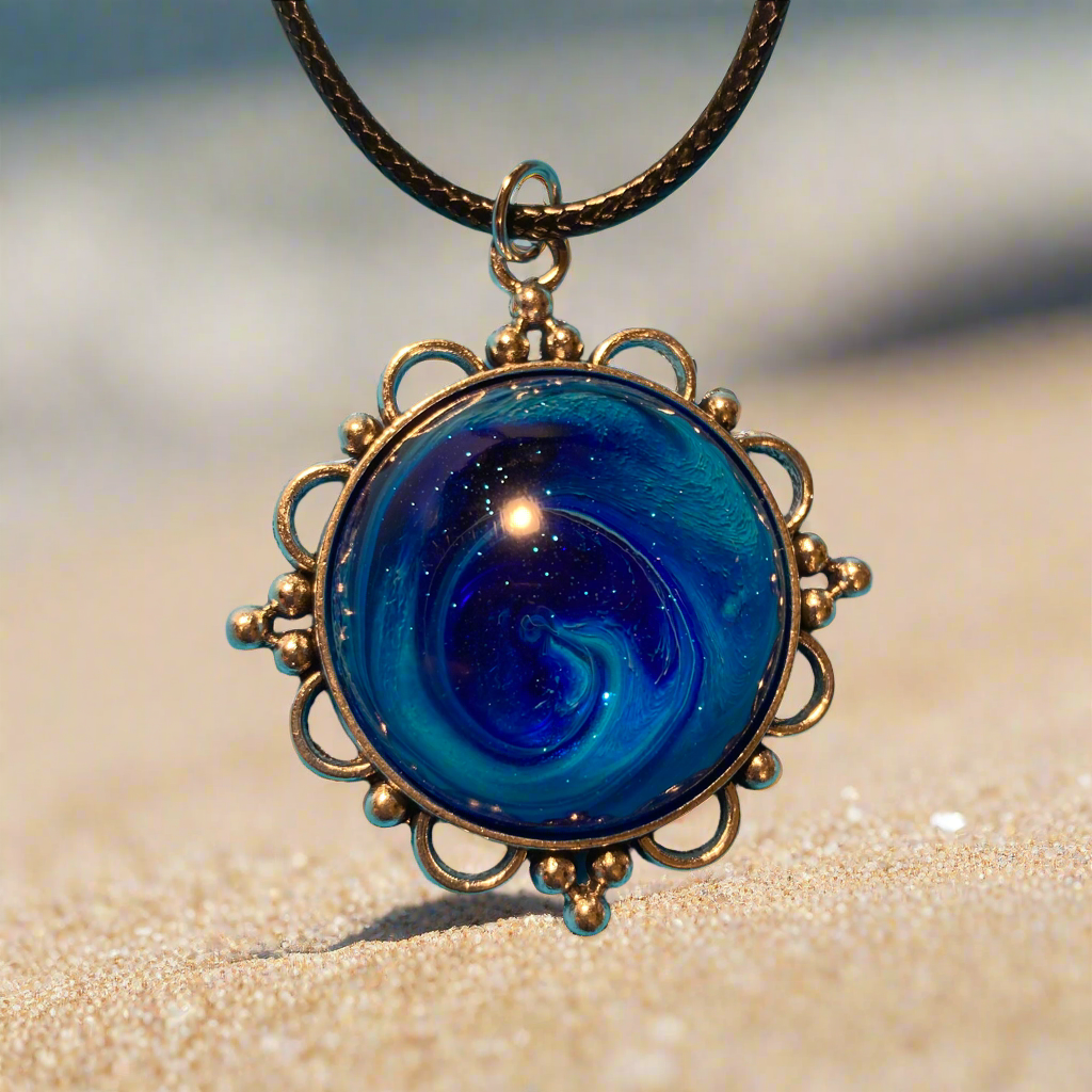Galaxy Necklaces, blue
