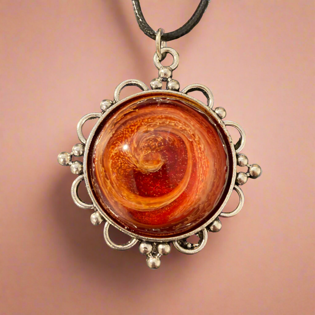 Galaxy Necklace, red