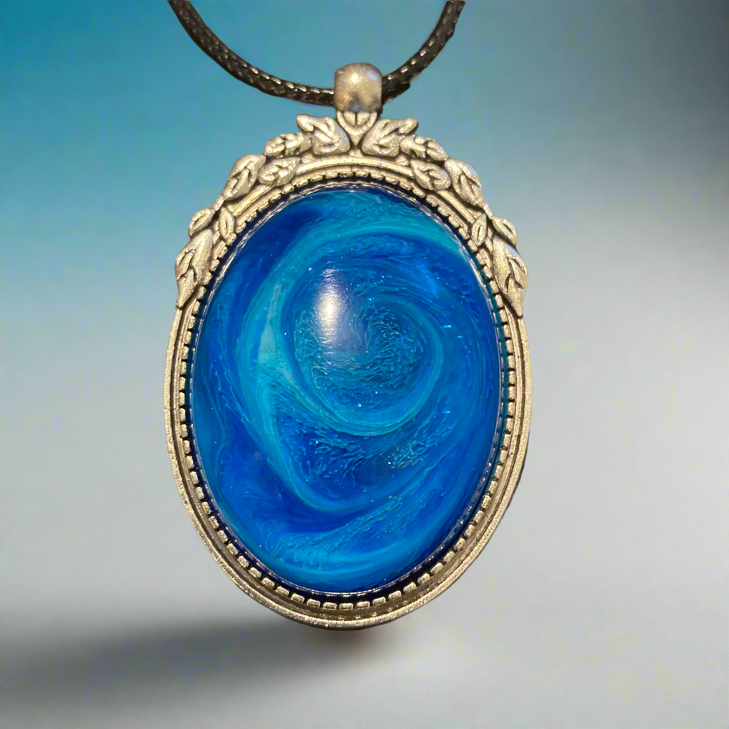Galaxy Necklaces, blue