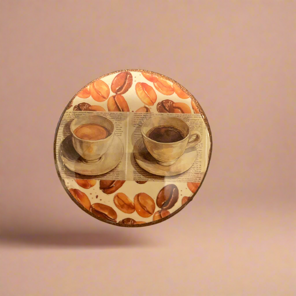 Magnets, coffee time, coffee lovers, pastry, breakfast