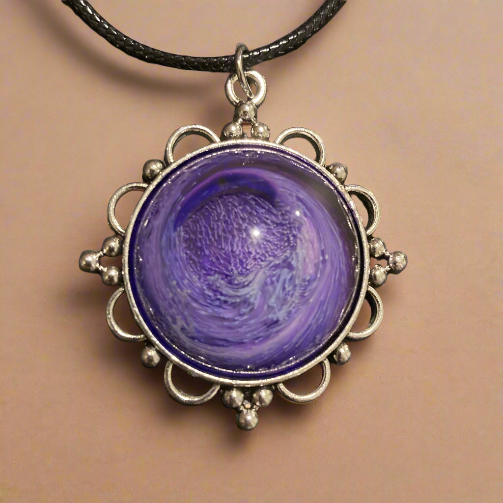Galaxy Necklaces, purple