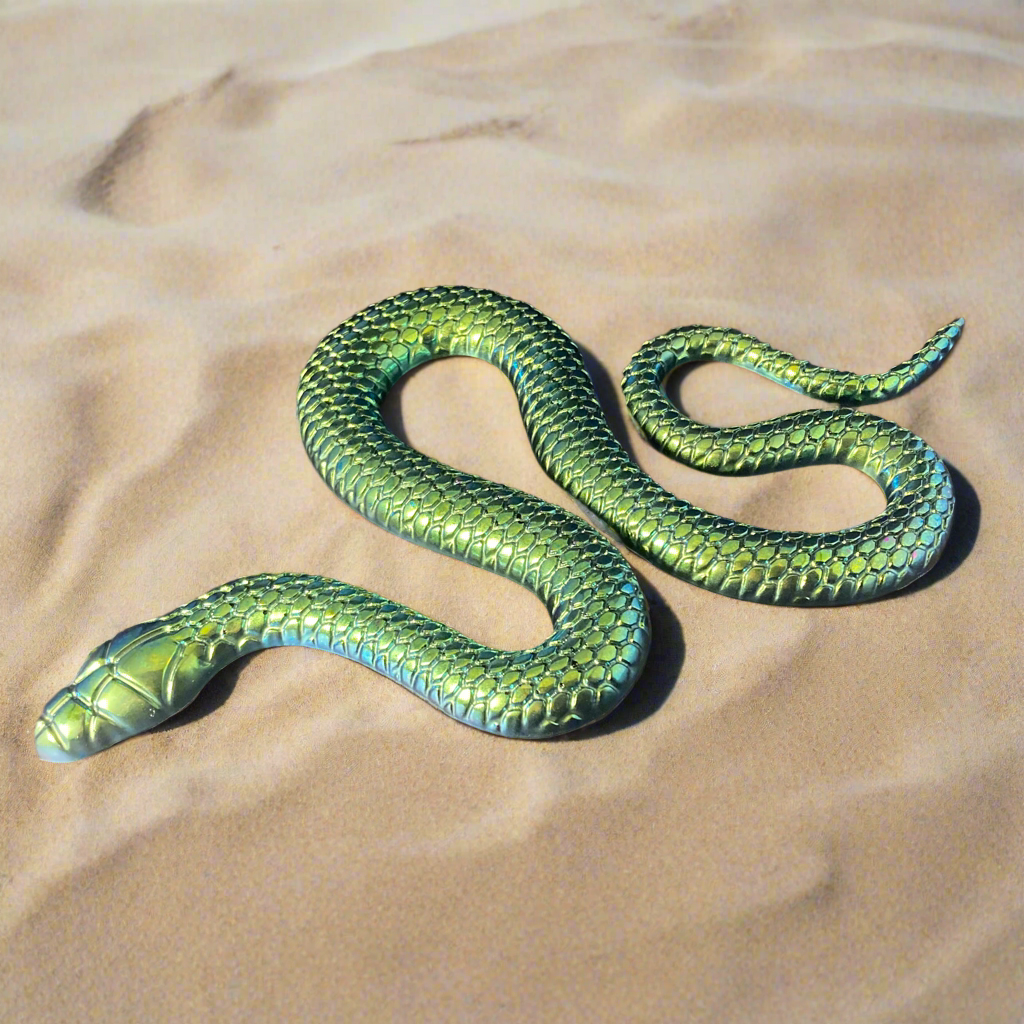 Wall decor, chameleon Lime Snake