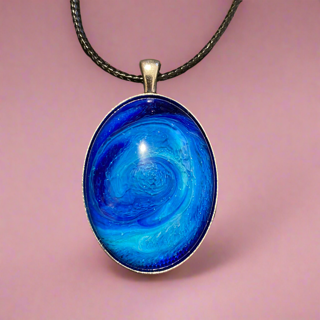 Elemental Harmony Necklaces, chunky, blue, Water Element