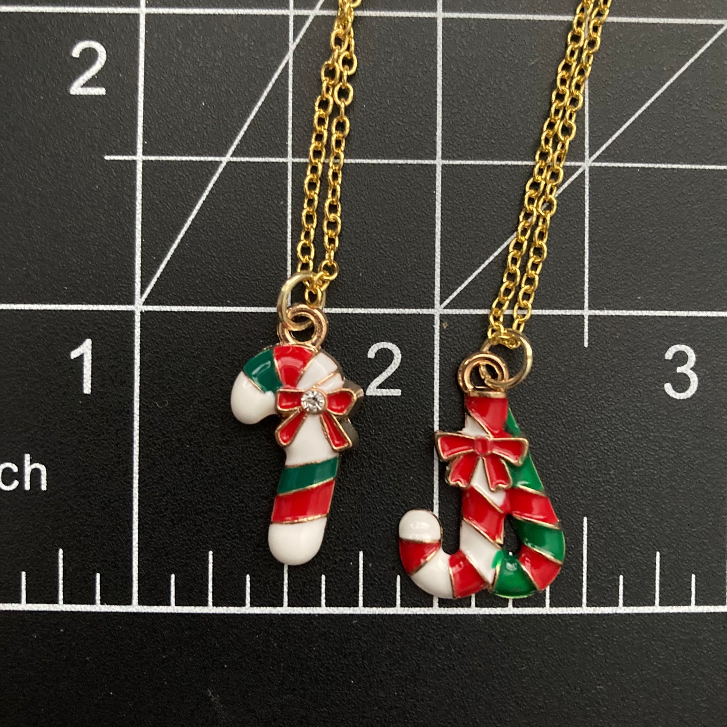Festive Holiday Pendant, candy canes