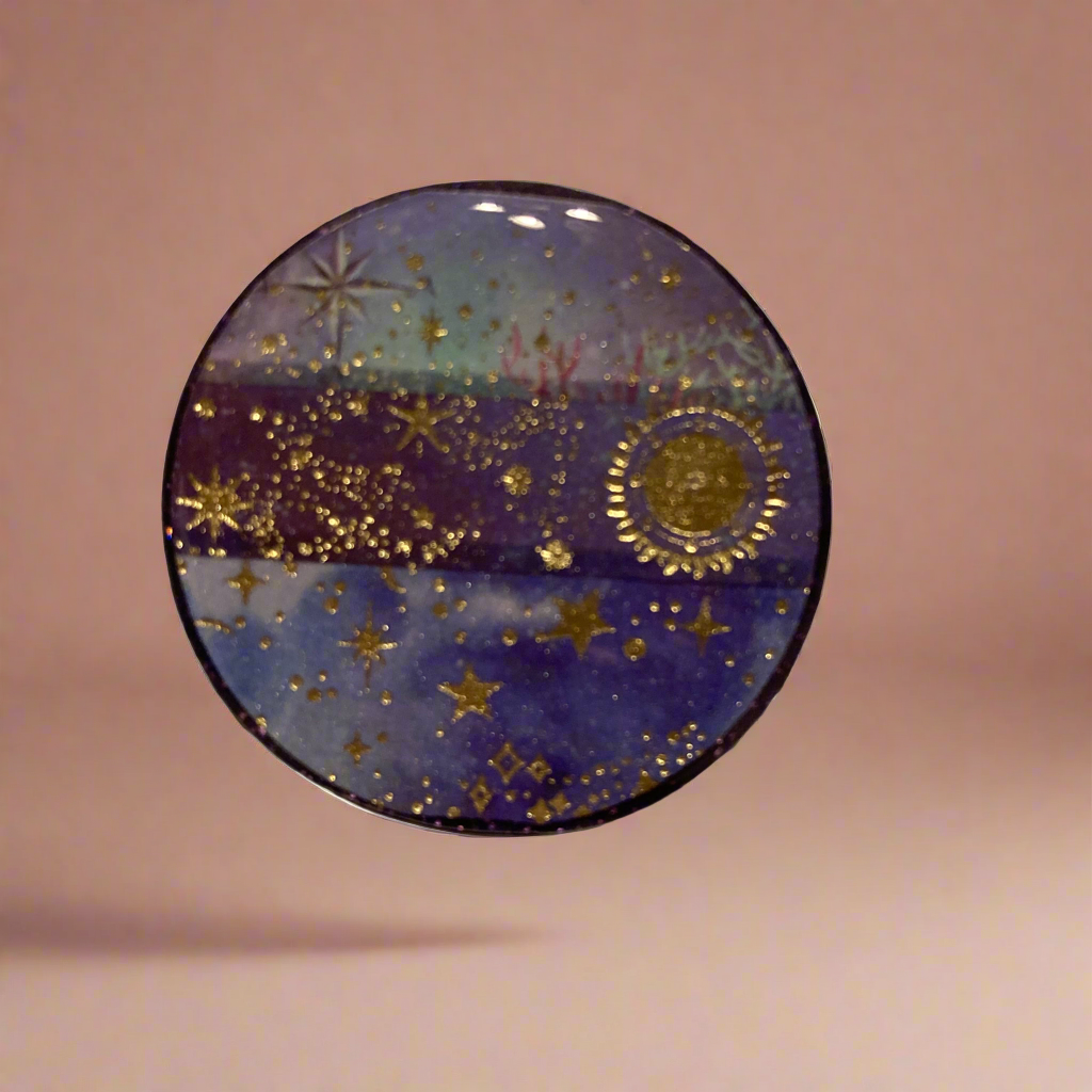 Blue Galaxy Magnet