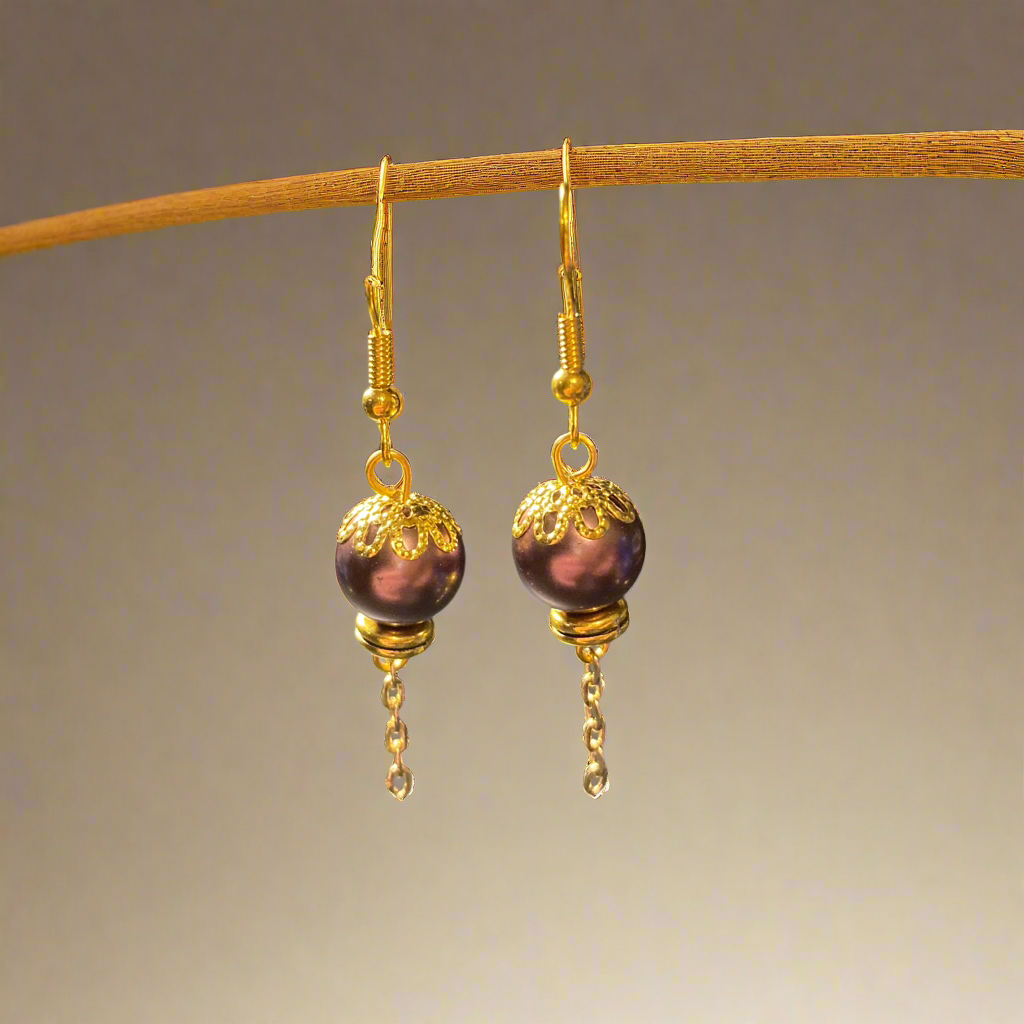 Drop Earrings, Shades of Fall