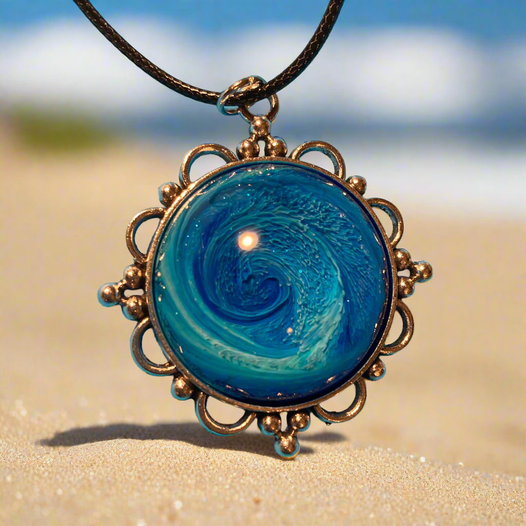 Galaxy Necklaces, blue