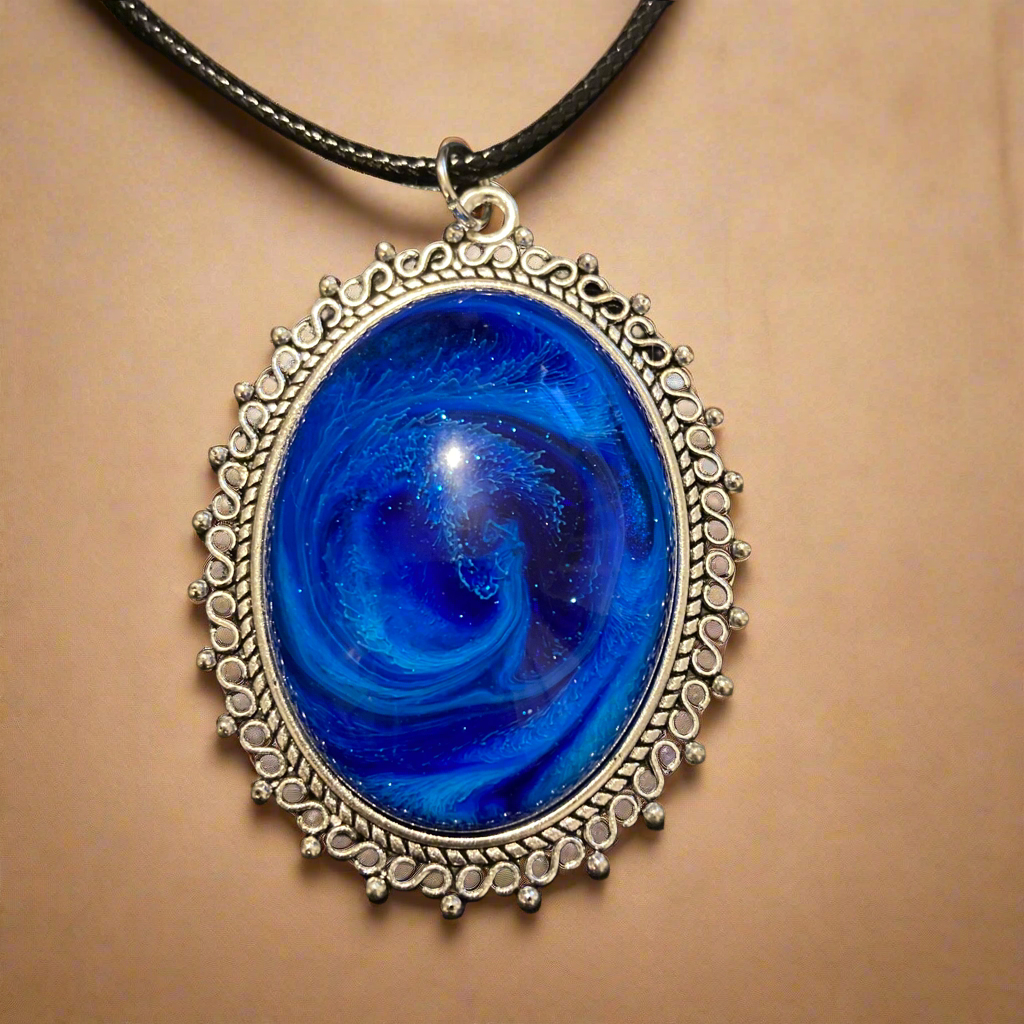 Galaxy Necklaces, blue