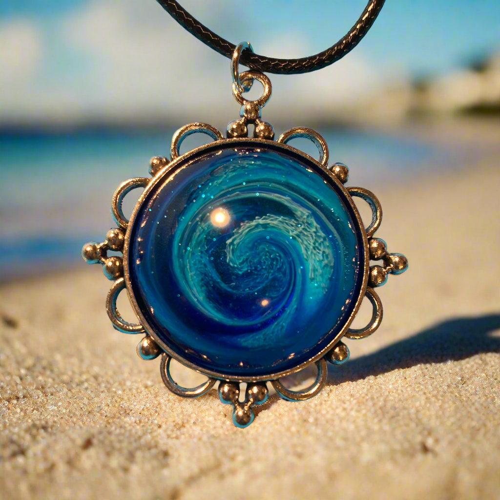Galaxy Necklaces, blue