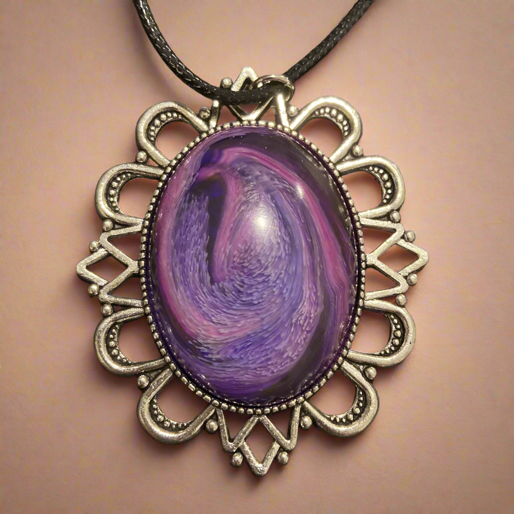 Galaxy Necklaces, purple