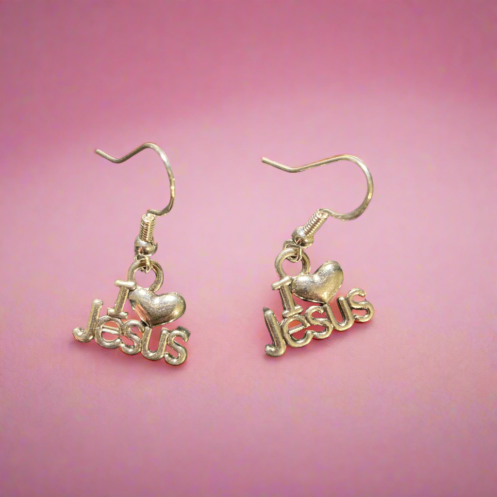 Love Jesus earrings