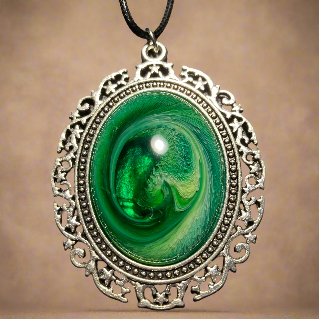 Galaxy Necklaces, green