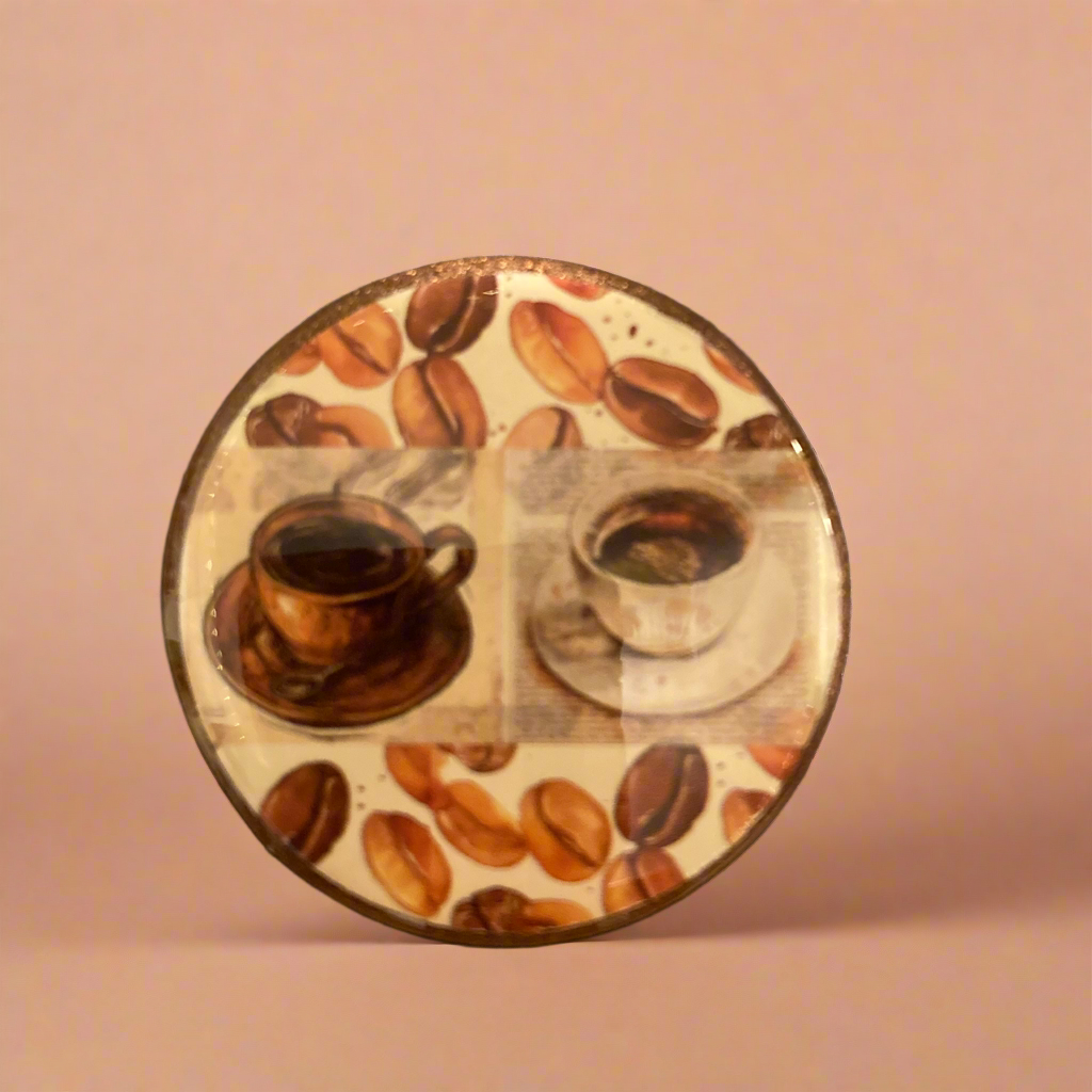 Magnets, coffee time, coffee lovers, pastry, breakfast