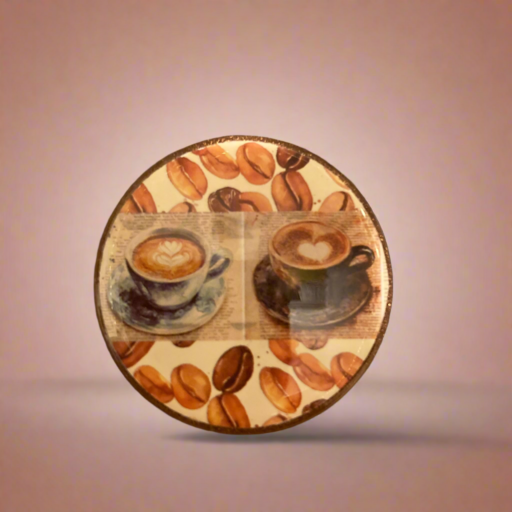 Magnets, coffee time, coffee lovers, pastry, breakfast