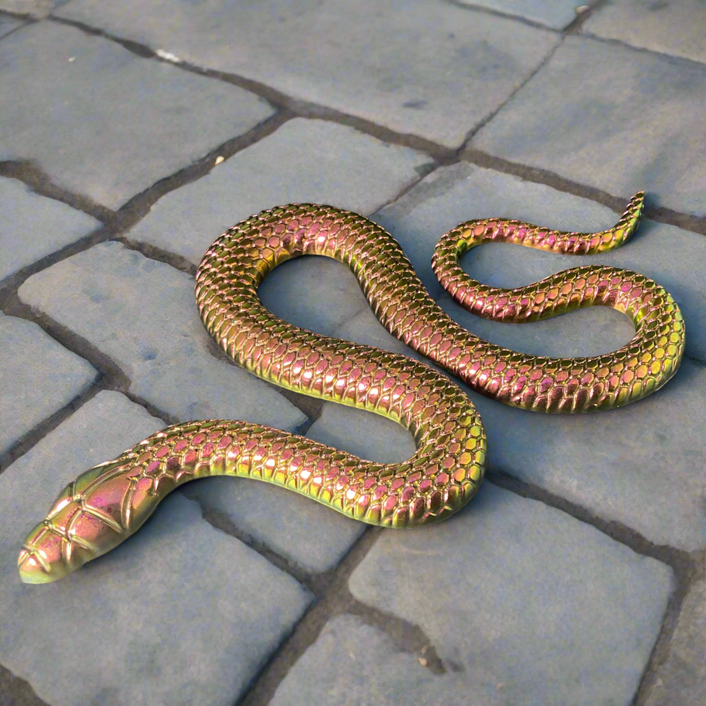 Wall decor chameleon Fuchsia Snake