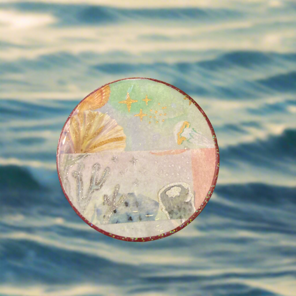 Magnets, ocean life, summer vibes, ocean floor