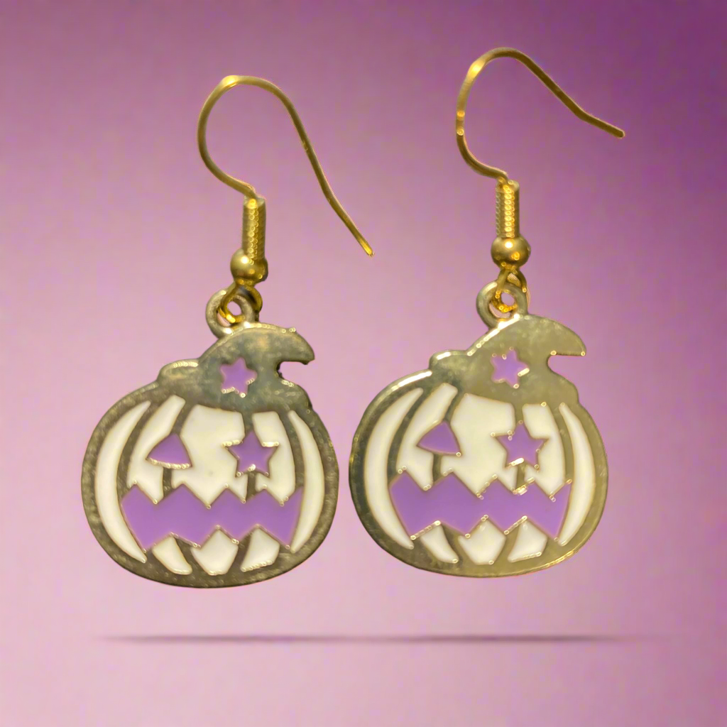 Halloween pumpkins earrings