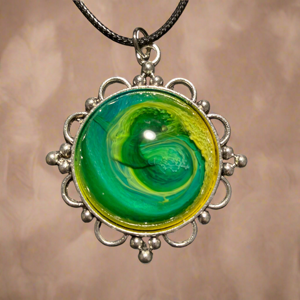 Galaxy Necklaces, green