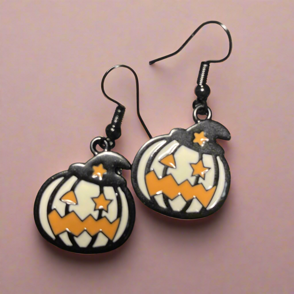 Halloween pumpkins earrings