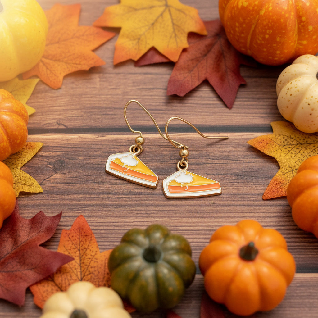 Fall earrings,Thanksgiving, feast