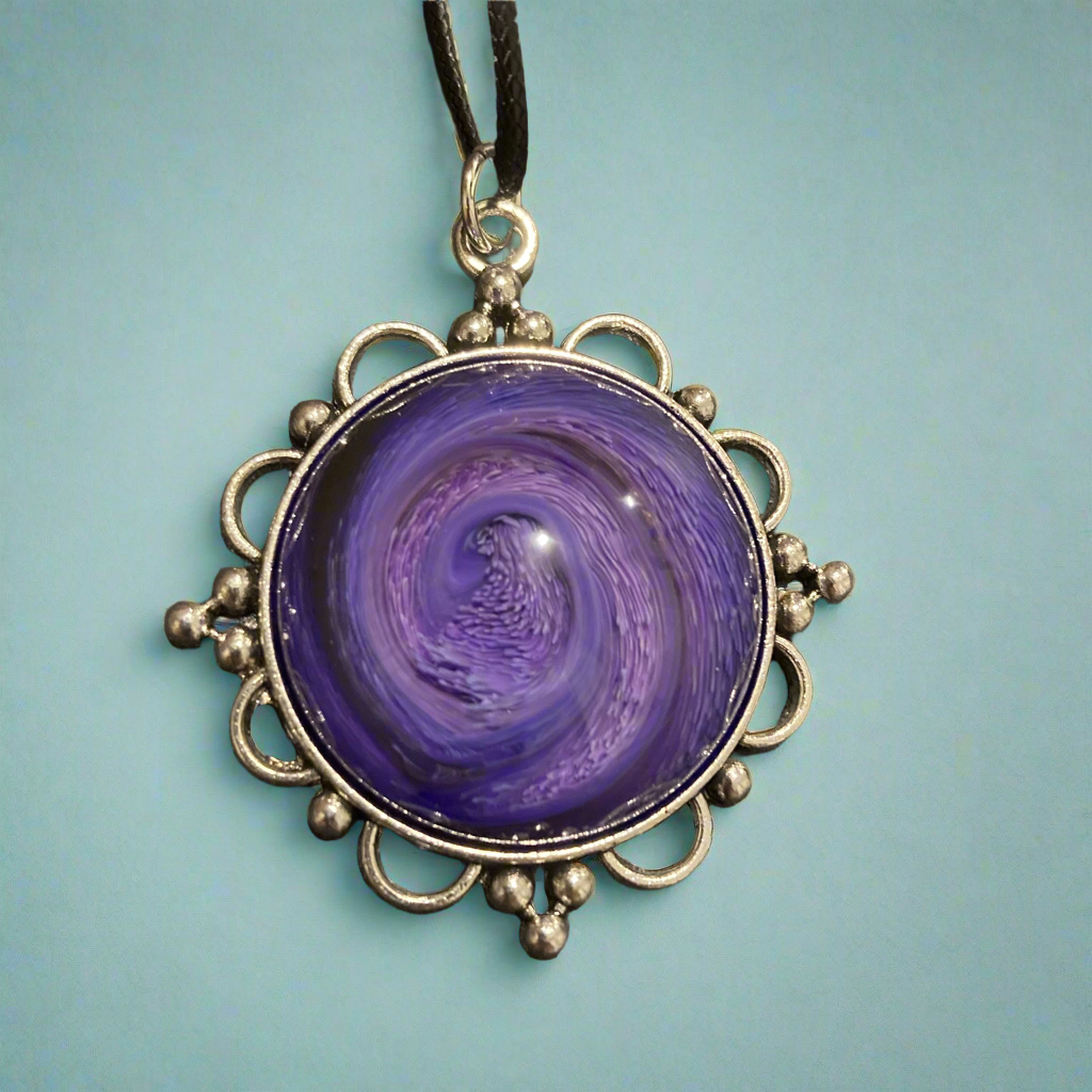 Galaxy Necklaces, purple