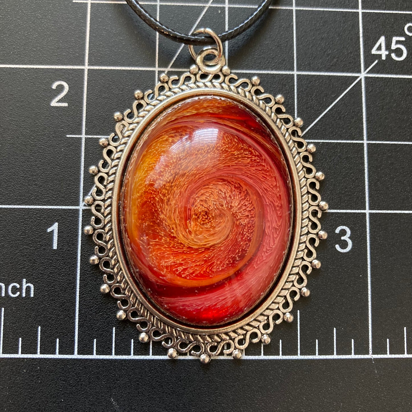 Galaxy Necklace, red
