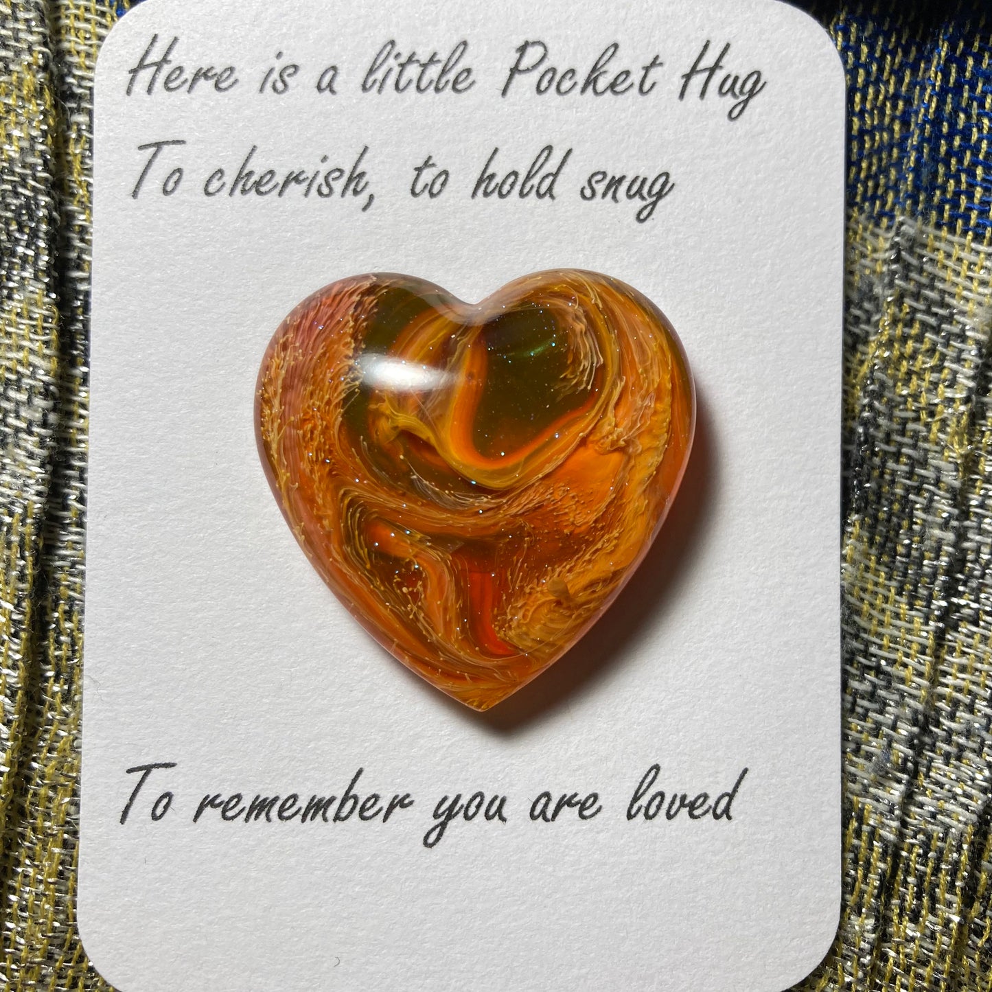 Pocket Hugs, pink/orange