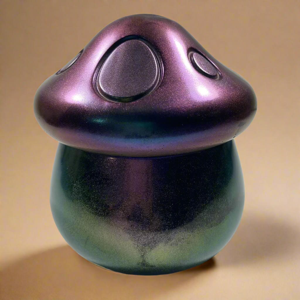 Mushroom Jar Purple