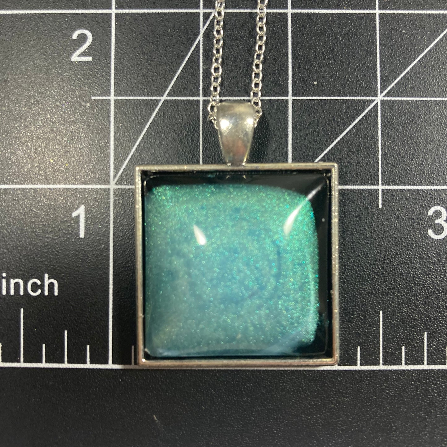 Shimmery Green Necklace