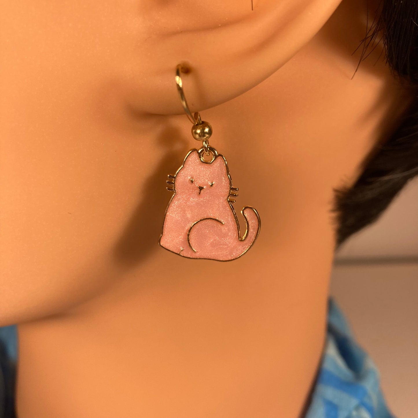 Fluffy Kitty Earrings
