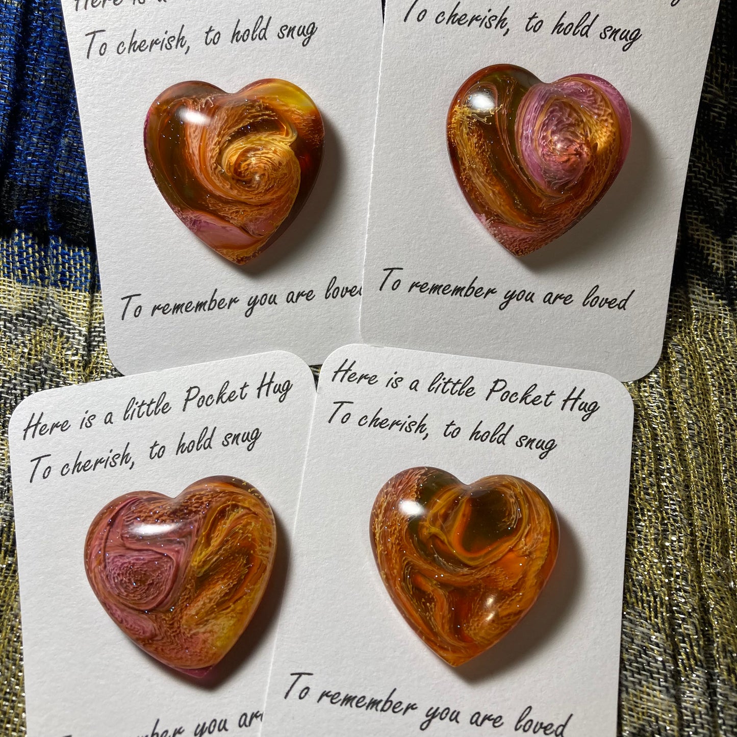 Pocket Hugs, pink/orange