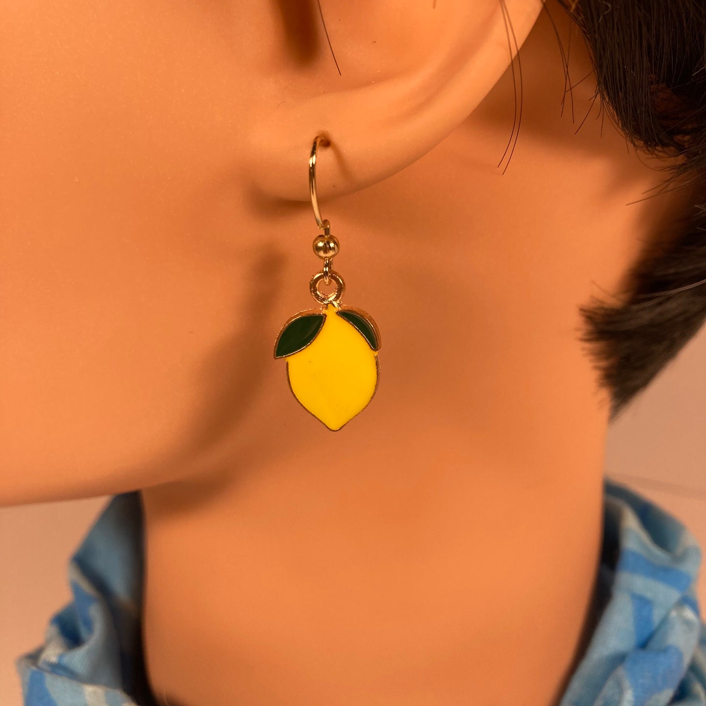 Lemon Charm Earrings
