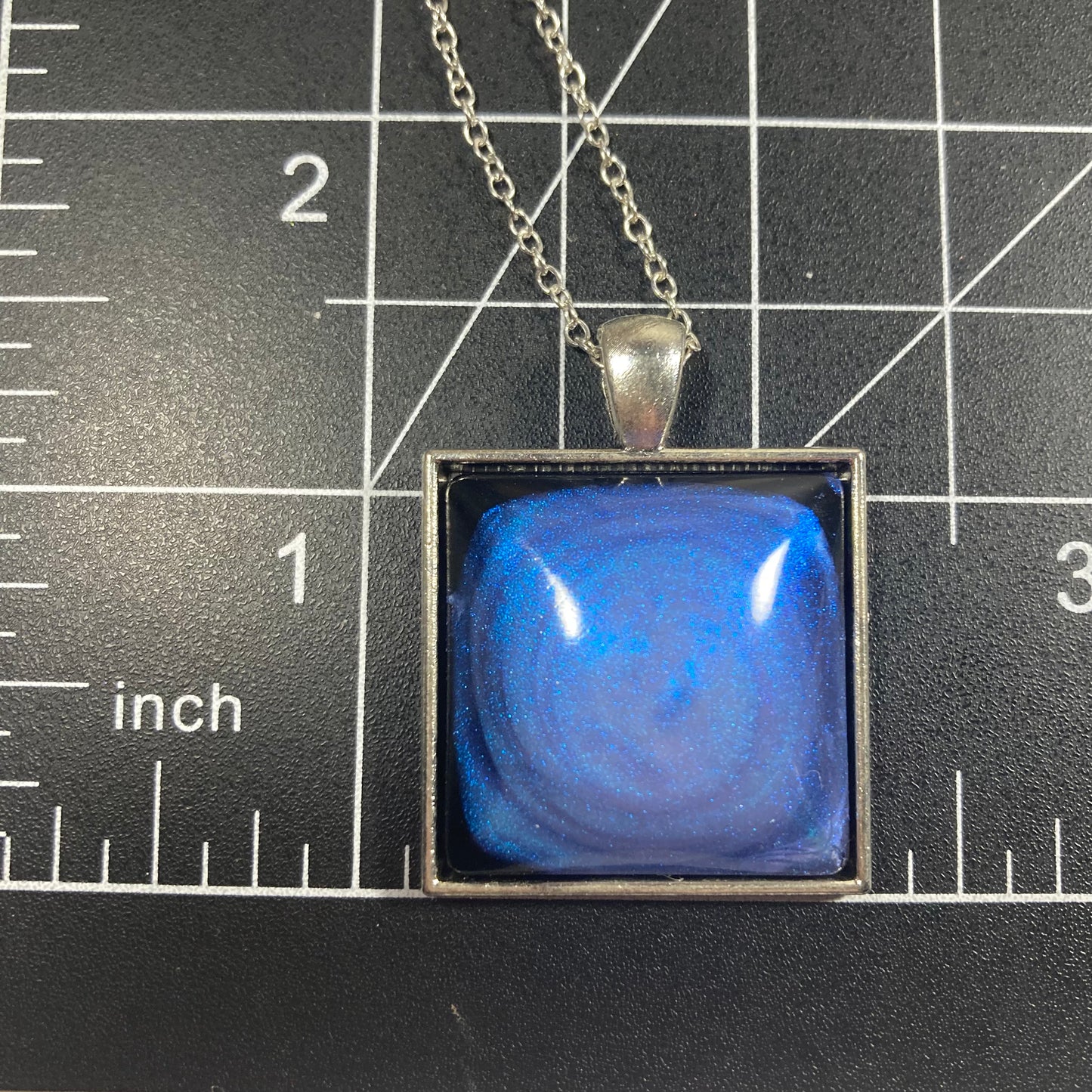 Shimmery Blue Necklace