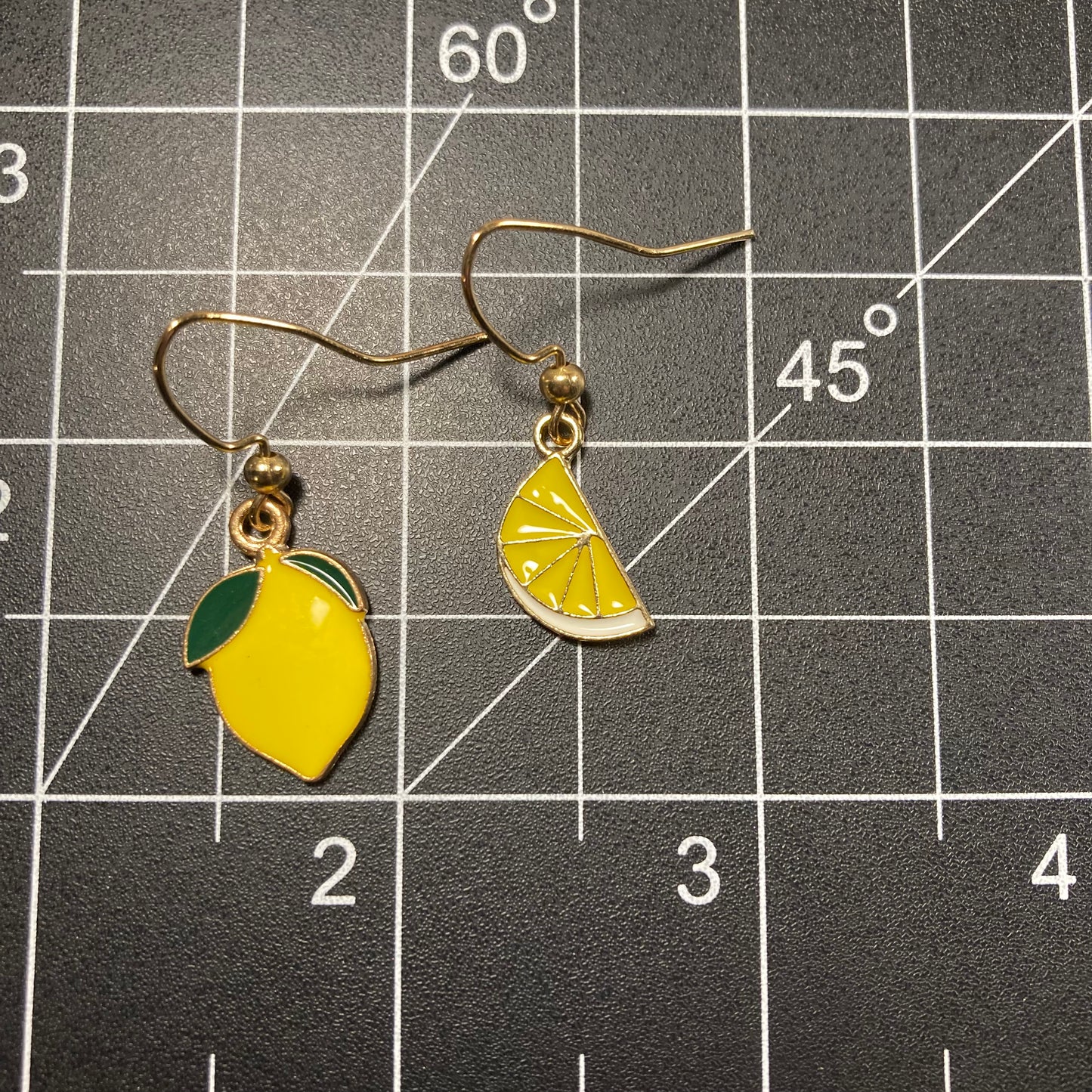 Lemon Charm Earrings